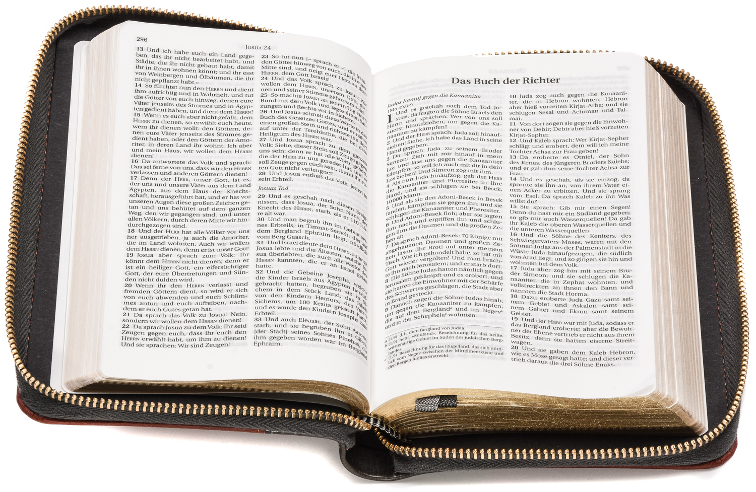 Die Bibel – Schlachter 2000 (Miniaturausgabe in PU-Einband, grau/braun)