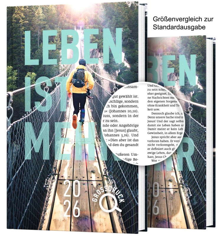 Leben ist mehr 2026 (Großdruck)